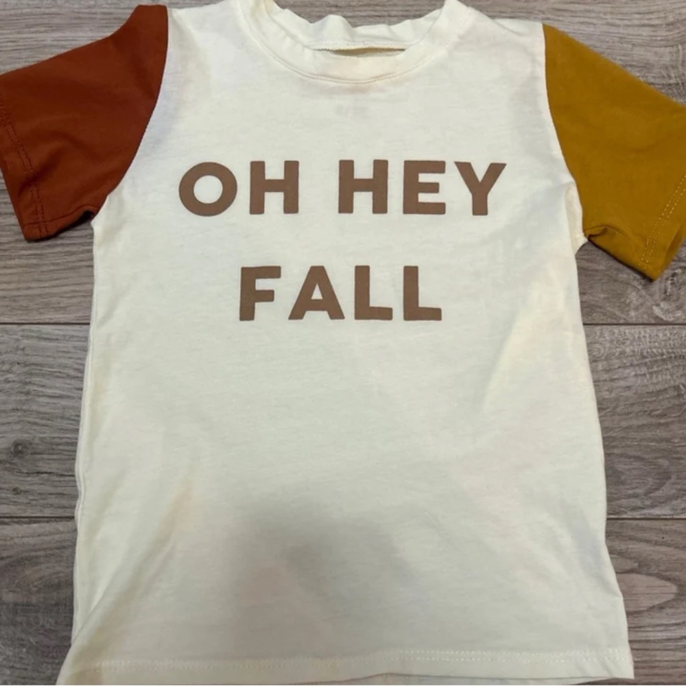 Oh Hey Fall Toddler Boutique Shirt 2-3 years